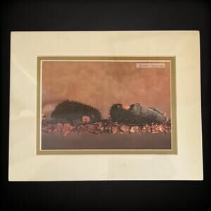 VTG Anne Geddes Toddler Infant Nature Costume Matted Picture Print 8x10 NEW